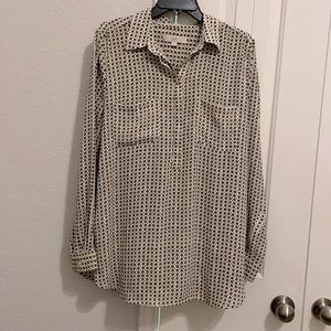 Loft button down utility shirt, large